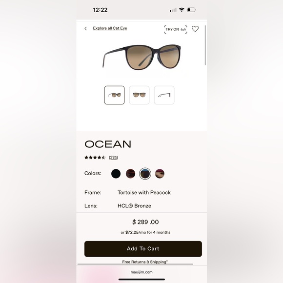 Tortoise Shell Sunglasses - Picture 4 of 8